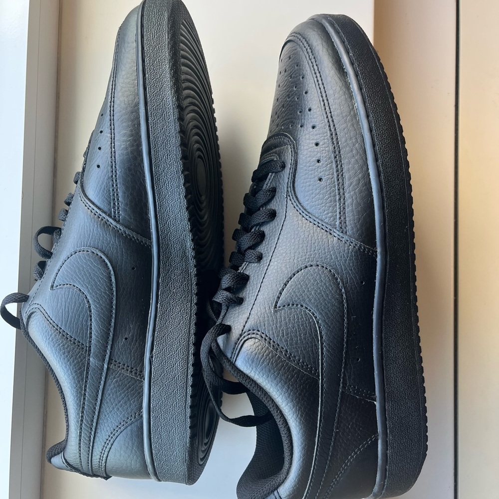 Black Nike Air Force 1s size 12 men’s